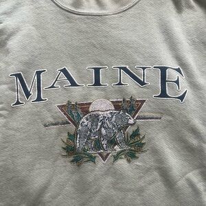 Vintage Maine Bear Crewneck